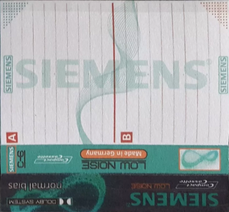 Compact Cassette Siemens 6 "Melodie" Demonstration Tape Germany