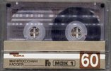 Compact Cassette Tasma MK 60-5 60 Type I Normal 1990 USSR