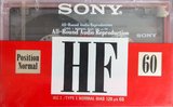 Compact Cassette Sony HF 60 Type I Normal 1992 Europe