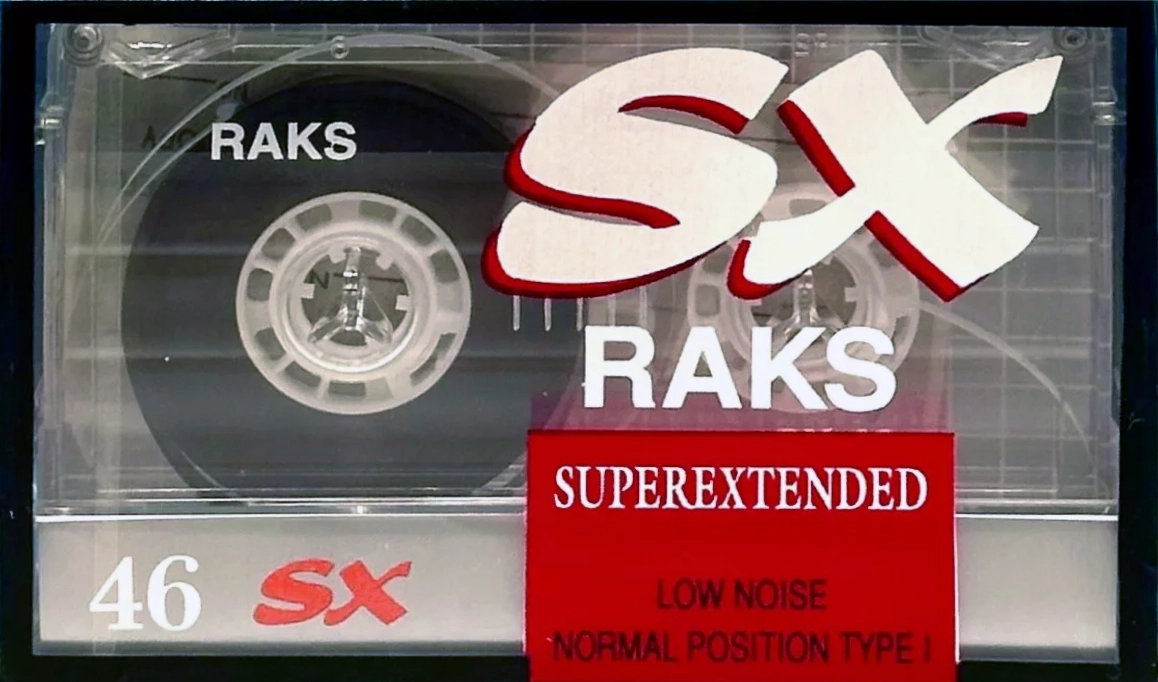 Compact Cassette RAKS SX 46 Type I Normal 1990 Europe