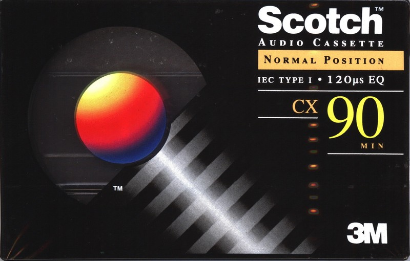Compact Cassette Scotch CX 90 Type I Normal 1993 Worldwide