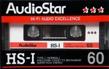 Compact Cassette Audio Star HS-I 60 Type I Normal 1988 Europe