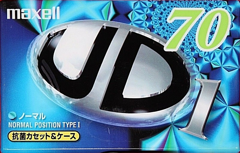 Compact Cassette Maxell UDI / UD1 70 "UD1-70M" Type I Normal 1999 Japan
