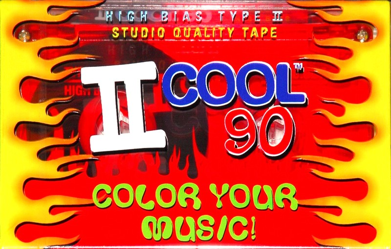 Compact Cassette ICE COOL 90 "Orange" Type II Chrome 1996 USA