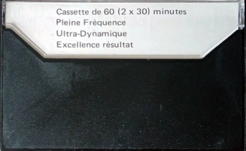 Compact Cassette GE / General Electric 60 Type I Normal 1975 Unknown Country