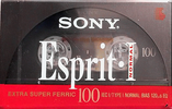 Compact Cassette Sony Esprit 100 "ESP I-100" Type I Normal 1992 Europe
