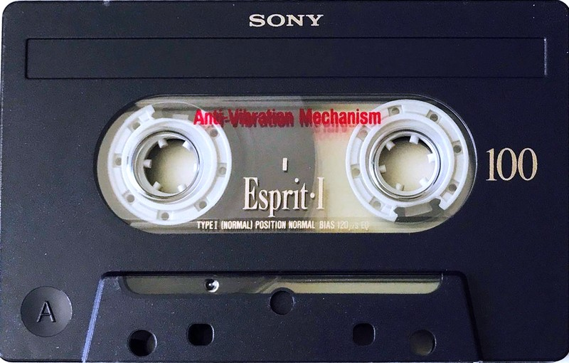 Compact Cassette Sony Esprit 100 "ESP I-100" Type I Normal 1992 Europe
