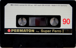 Compact Cassette Permaton Super Ferro I 90 Type I Normal 1980 Germany