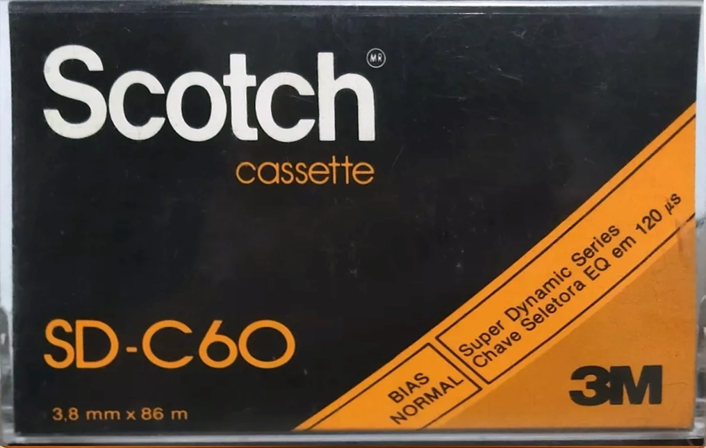 Compact Cassette Scotch 60 "SD-C60" Type I Normal Brazil
