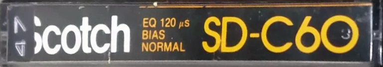Compact Cassette Scotch 60 "SD-C60" Type I Normal Brazil
