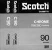 Compact Cassette Scotch Chrome 90 Type II Chrome 1973 UK