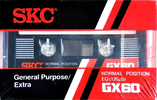 Compact Cassette SKC GX 60 Type I Normal 1984 Europe