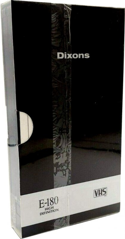 VHS, Video Home System Dixons 180 Type I Normal UK