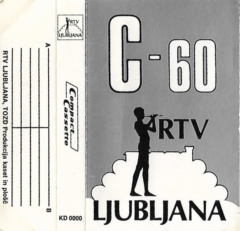 Compact Cassette RTV 60 Type I Normal Yugoslavia
