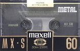 Compact Cassette Maxell MX-S 60 Type IV Metal 1993 Europe