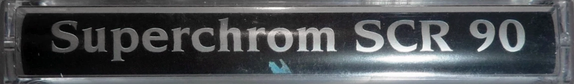 Compact Cassette No Name 90 "Superchrom SCR" Type II Chrome Unknown Country