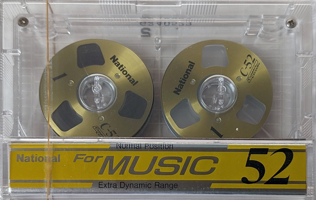 Compact Cassette National ED 52 "RT-52R(A)" Type I Normal 1987 Japan