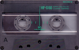 Compact Cassette Sony HF-S 60 Type I Normal 1988 Europe
