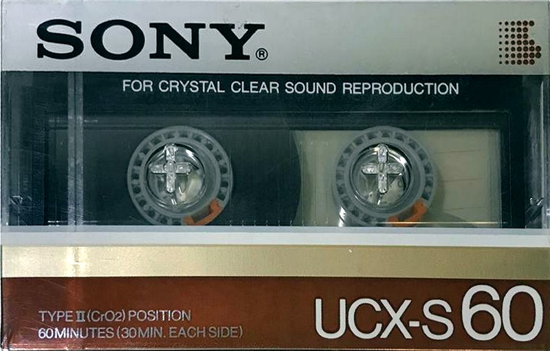 Compact Cassette Sony UCX-S 60 "USX-S60N" Type II Chrome 1985 Japan