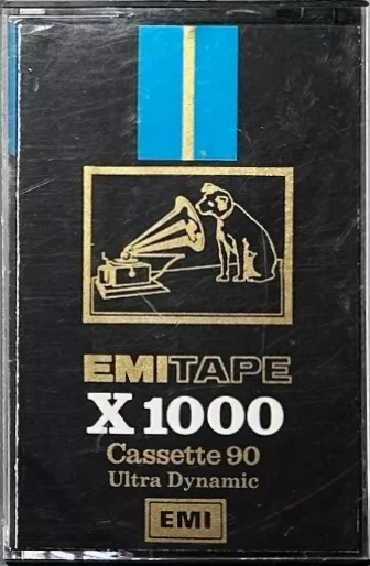 Compact Cassette EMITAPE X1000 90 Type I Normal 1975 Europe
