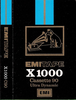 Compact Cassette EMITAPE X1000 90 Type I Normal 1975 Europe