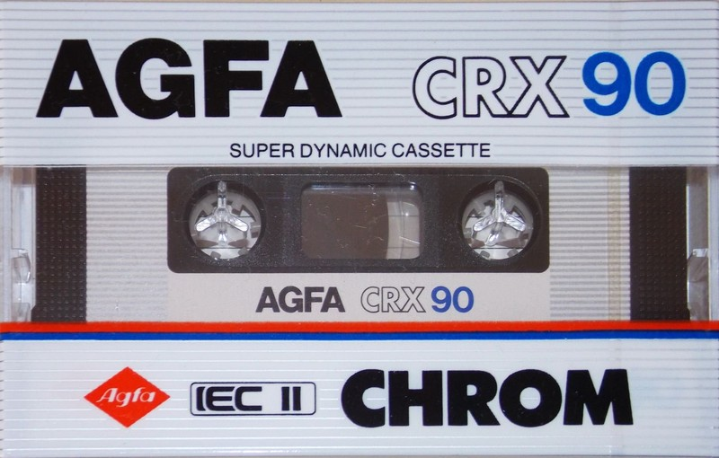 Compact Cassette AGFA CRX 90 Type II Chrome 1985 Europe