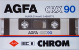 Compact Cassette AGFA CRX 90 Type II Chrome 1985 Europe