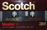 Compact Cassette Scotch Master I 90 Type I Normal 1983 USA