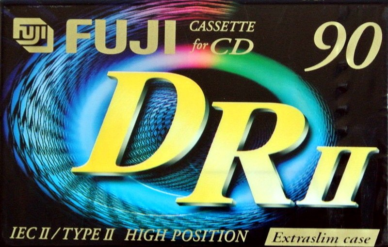 Compact Cassette Fuji DR-II 90 Type II Chrome 1999 Worldwide