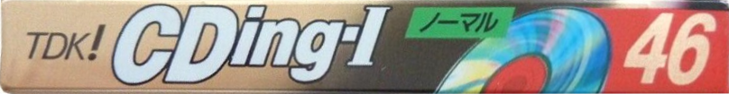 Compact Cassette TDK CDing 1 46 "CD1-46F" Type I Normal 1994 Japan