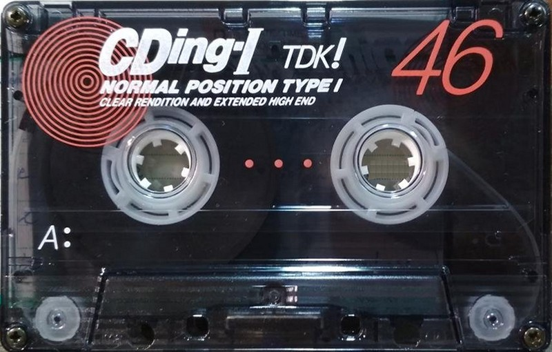 Compact Cassette TDK CDing 1 46 "CD1-46F" Type I Normal 1994 Japan