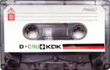 Compact Cassette KDK D 90 Type I Normal 1973 Worldwide