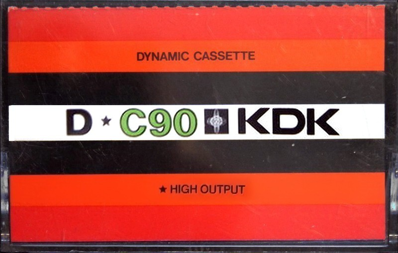 Compact Cassette KDK D 90 Type I Normal 1973 Worldwide