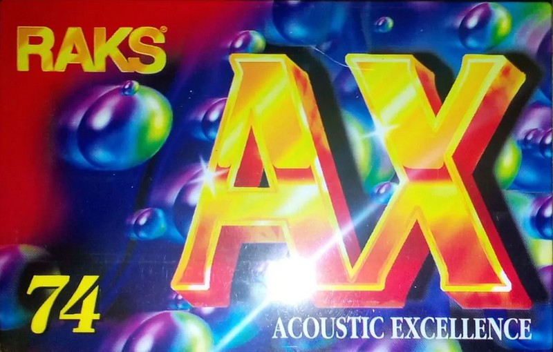 Compact Cassette RAKS AX 74 Type I Normal 1996 Europe