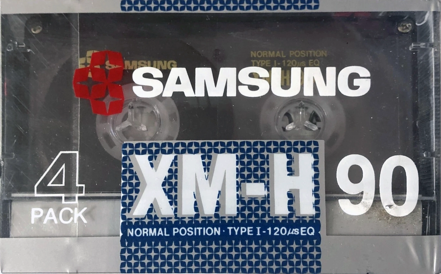 4 pack Samsung XM-H 90 Type I Normal 1988 South Korea