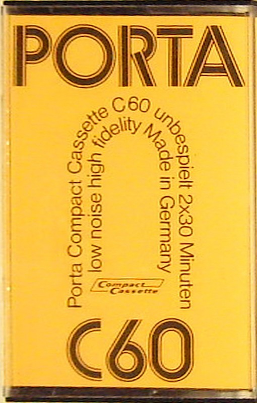 Compact Cassette Porta 90 Type I Normal 1977 Germany