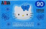 Compact Cassette AXIA Hello Kitty 90 "HK2A BL 90" Type II Chrome 1999 Japan