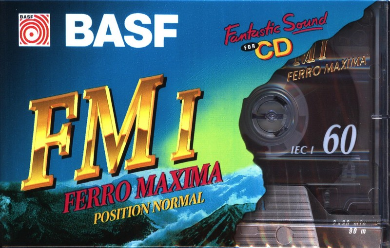 Compact Cassette BASF FM I Ferro Maxima 60 Type I Normal 1995 Europe