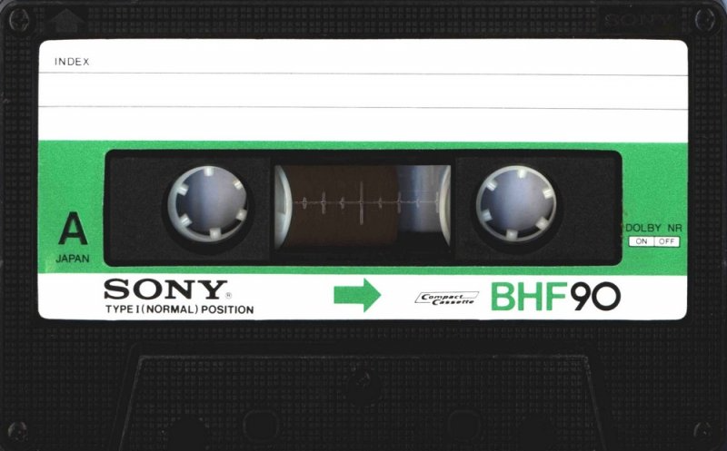 Compact Cassette Sony BHF 90 Type I Normal 1978 North America