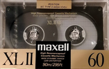Compact Cassette Maxell XLII 60 Type II Chrome 1988 USA