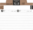 Compact Cassette Maxell XLII 60 Type II Chrome 1988 USA
