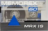 Compact Cassette Memorex MRX IS 60 Type I Normal 1990 Europe