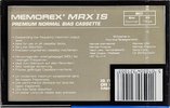 Compact Cassette Memorex MRX IS 60 Type I Normal 1990 Europe
