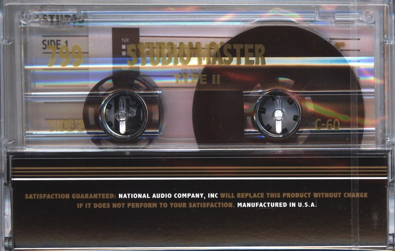 Compact Cassette NAC 60 "799" Type II Chrome 2021 USA