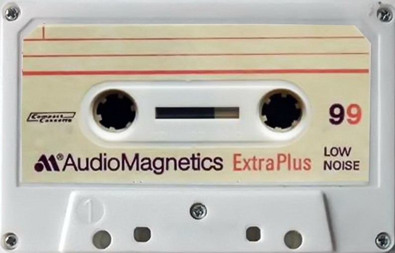 Compact Cassette Audio Magnetics Extra Plus 99 Type I Normal 1977 Europe