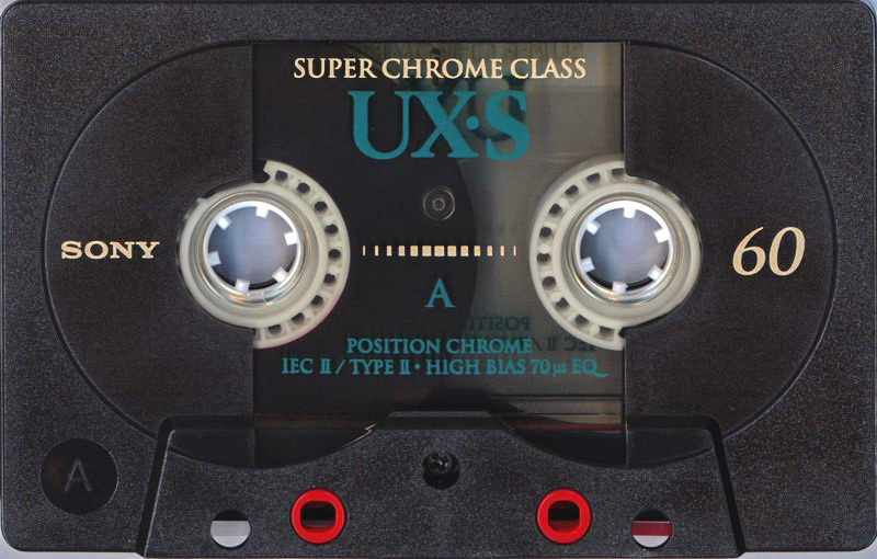 Compact Cassette Sony UX-S 60 Type II Chrome 1995 Europe