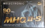 Compact Cassette Melectronic MHQ II-S 90 Type II Chrome 1996 Switzerland
