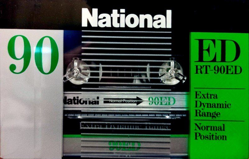 Compact Cassette National ED 90 "RT-90ED" Type I Normal 1982 Japan