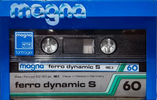 Compact Cassette Magna Ferro Dynamic S 60 Type I Normal 1987 Europe
