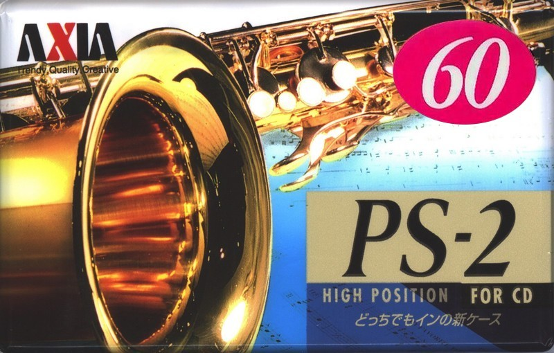 Compact Cassette AXIA PS-II / PS-2 60 "PS2H 60" Type II Chrome 1996 Japan